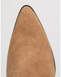 Мужские светло-коричневые замшевые ботинки от Religion