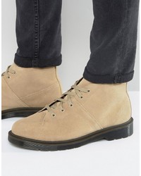 Мужские светло-коричневые замшевые ботинки от Dr. Martens