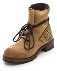 Женские светло-коричневые замшевые ботинки от Jeffrey Campbell