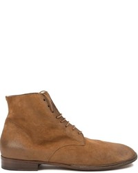 Мужские светло-коричневые замшевые ботинки от Marsèll