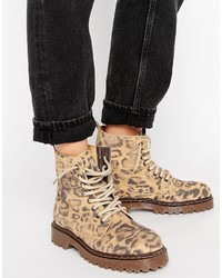 Женские светло-коричневые замшевые ботинки от Park Lane