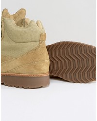 Мужские светло-коричневые замшевые ботинки от Religion