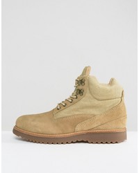 Мужские светло-коричневые замшевые ботинки от Religion