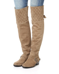 Женские светло-коричневые замшевые ботинки от Belstaff