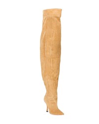 Светло-коричневые замшевые ботфорты от Y/Project