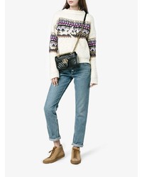 Женские светло-коричневые замшевые высокие кеды от Common Projects