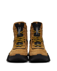 Мужские светло-коричневые замшевые высокие кеды от Givenchy