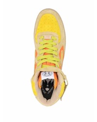 Мужские светло-коричневые замшевые высокие кеды от Enterprise Japan