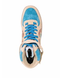 Мужские светло-коричневые замшевые высокие кеды от Enterprise Japan