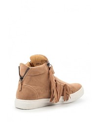 Женские светло-коричневые замшевые кеды от Chic &amp; Swag