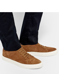 Мужские светло-коричневые замшевые кеды от Common Projects