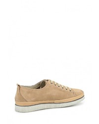 Женские светло-коричневые замшевые кеды от Jana