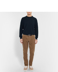 Мужские светло-коричневые замшевые кеды от Ami