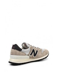 Мужские светло-коричневые замшевые кроссовки от New Balance