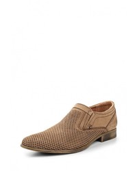 Мужские светло-коричневые замшевые лоферы от Dino Ricci