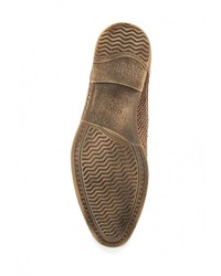 Мужские светло-коричневые замшевые лоферы от Dino Ricci