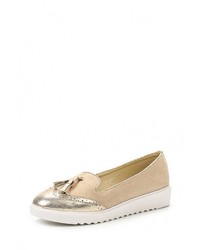 Женские светло-коричневые замшевые лоферы от Guapissima