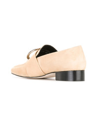 Женские светло-коричневые замшевые лоферы от Dorateymur