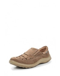 Мужские светло-коричневые замшевые лоферы от SHOIBERG