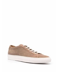 Мужские светло-коричневые замшевые низкие кеды от Common Projects