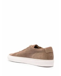 Мужские светло-коричневые замшевые низкие кеды от Common Projects