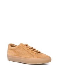 Мужские светло-коричневые замшевые низкие кеды от Common Projects