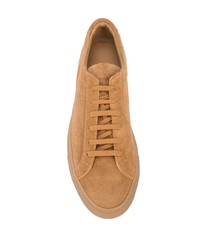 Мужские светло-коричневые замшевые низкие кеды от Common Projects