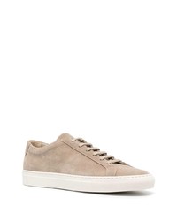 Мужские светло-коричневые замшевые низкие кеды от Common Projects