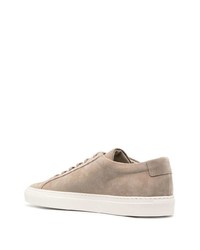 Мужские светло-коричневые замшевые низкие кеды от Common Projects