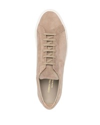 Мужские светло-коричневые замшевые низкие кеды от Common Projects