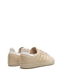 Мужские светло-коричневые замшевые низкие кеды от adidas