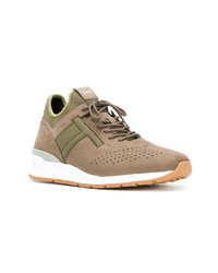 Мужские светло-коричневые замшевые низкие кеды от Tod's