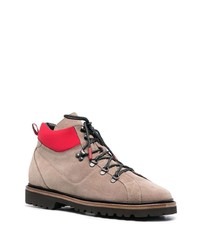 Мужские светло-коричневые замшевые повседневные ботинки от Kiton