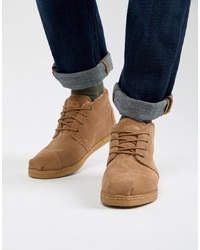 Мужские светло-коричневые замшевые повседневные ботинки от Toms