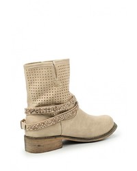 Светло-коричневые замшевые полусапоги от Chasse