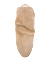 Светло-коричневые замшевые сабо от Marsèll