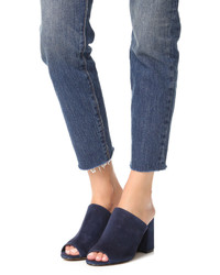 Светло-коричневые замшевые сабо от Steven