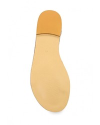 Светло-коричневые замшевые сандалии на плоской подошве от Vitacci