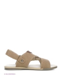 Мужские светло-коричневые замшевые сандалии от STESSO