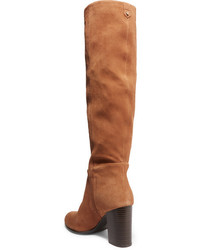 Светло-коричневые замшевые сапоги от Sam Edelman