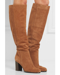 Светло-коричневые замшевые сапоги от Sam Edelman
