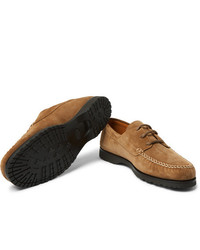 Светло-коричневые замшевые туфли дерби от Mr P.