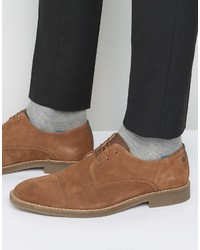 Светло-коричневые замшевые туфли дерби от Jack and Jones