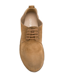Светло-коричневые замшевые туфли дерби от Marsèll