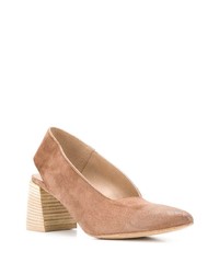 Светло-коричневые замшевые туфли от Marsèll