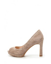 Светло-коричневые замшевые туфли от Valley