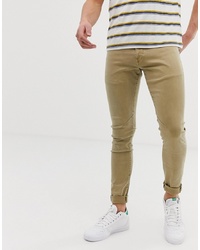 Мужские светло-коричневые зауженные джинсы от G Star