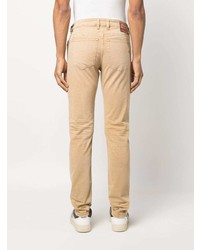 Мужские светло-коричневые зауженные джинсы от Diesel