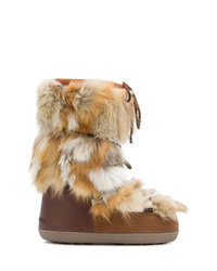 Женские светло-коричневые зимние ботинки от Dsquared2
