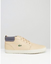 Мужские светло-коричневые кеды от Lacoste